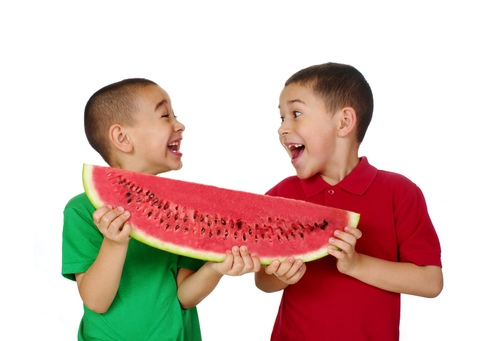 Healthy summer fruits and vegetables